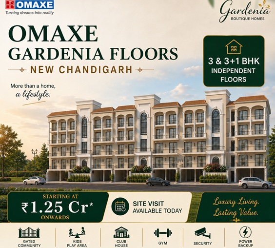 Omaxe Gardenia Floors New Chandigarh